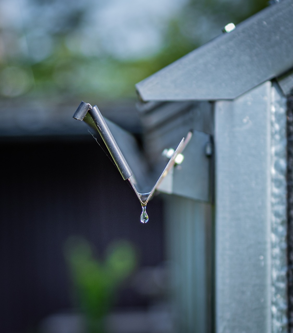 waterdrop, rain gutter, greenhouse, down drops, water, rain, wet, droplets, nature, liquid, macro, rainy, weather